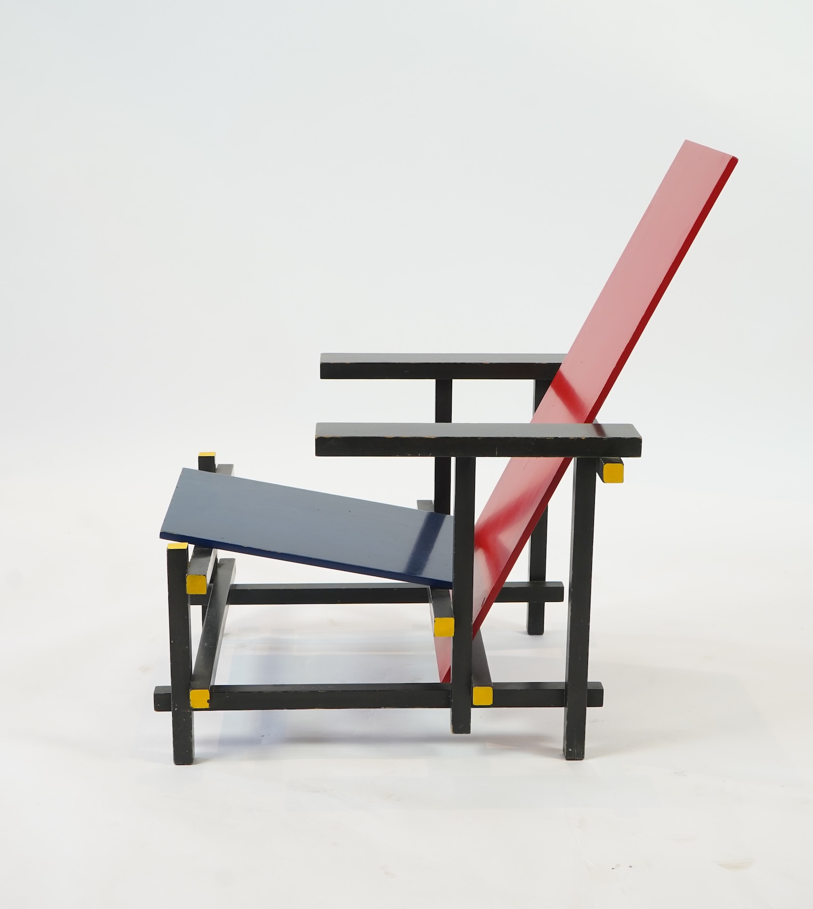 Gerrit Rietveld (Dutch, 1888-1964) for Cassina: A 'Red and Blue' chair